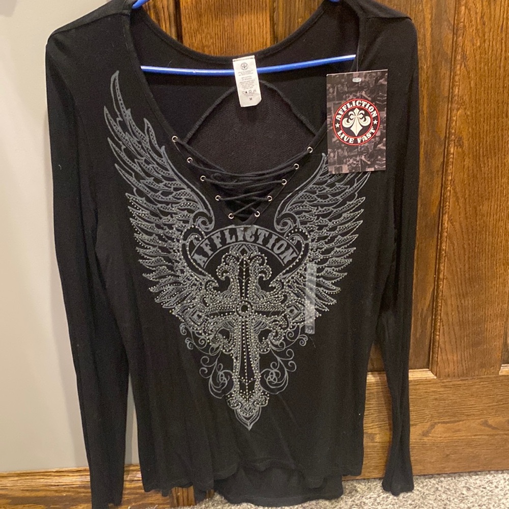 Affliction Amberelle Long Sleeve Tee